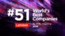 Lenovo intră în topul TIME al celor mai bune companii din lume în 2026